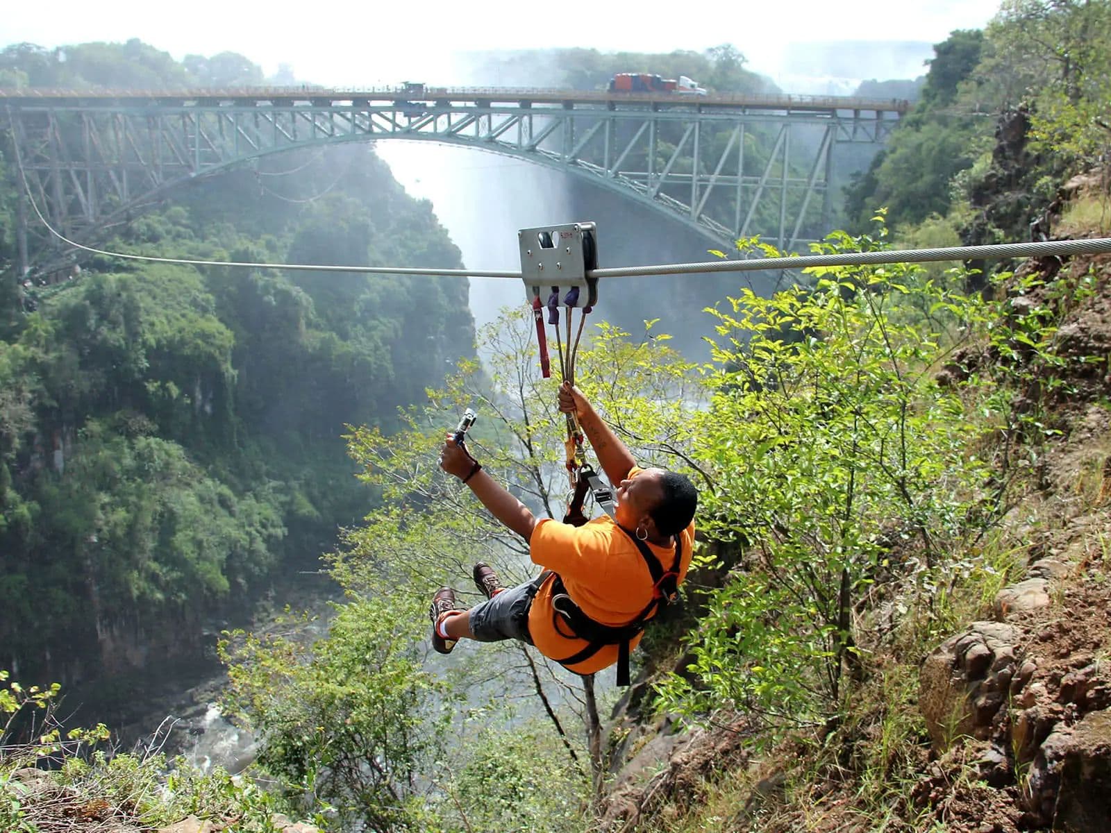 Victoria Falls Bridge Activities — Slide & Swing
